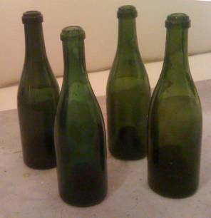 A 19th Century Set of 10 Lyonais Bottles 